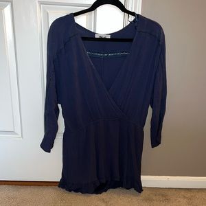 Women’s Navy Blue Romper